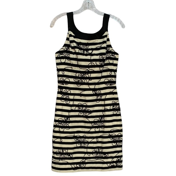 LILLY PULITZER Black/White Swizzle Stripe Dress 6